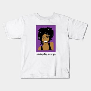 WHITNEY HOUSTON FAN ART!! Kids T-Shirt